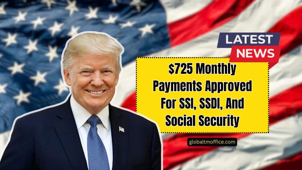 $725 Monthly Payments Approved For SSI, SSDI, And Social Security Recipients