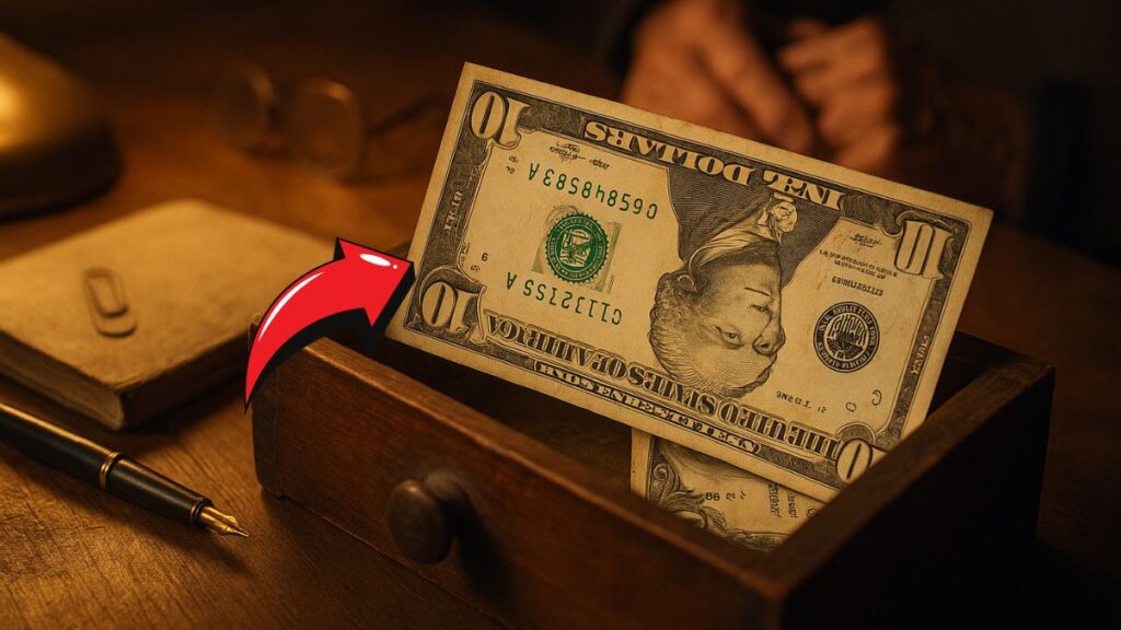 This 1985 $10 Bill With Inverted Print Found in a Desk Drawer Turns Heads